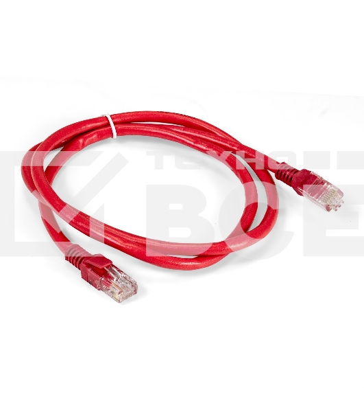 Патч-корд ExeGate UTP-RJ45-RJ45-C6-1M-RD, UTP, cat.6, 1м, красный
