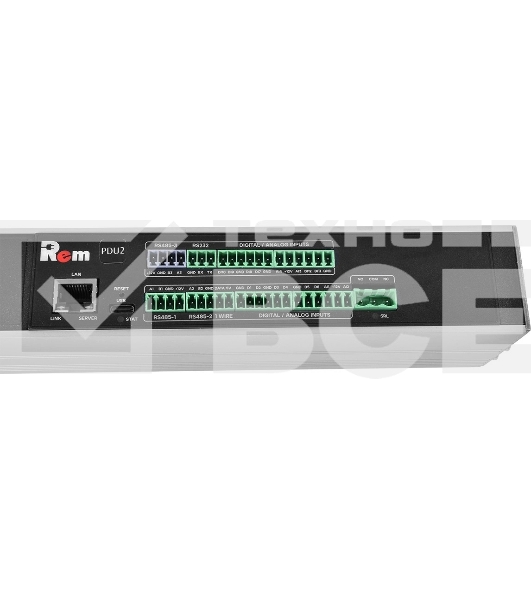 Блок распределения питания Rem R-2MC3-32-4x2S-4x3C13-2x2C19-A-1820-K R-2MC3-32-4X2S-4X3C13-2X2C19-A верт.размещ. 8xSchuko 12xC13 4xC19 управление группами розеток 32A C14