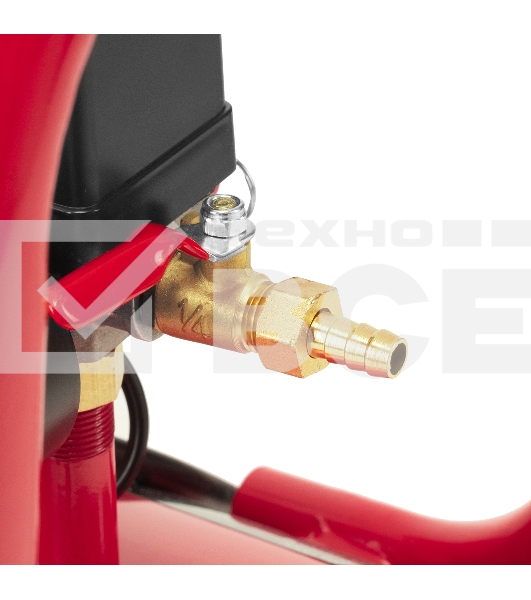 Компрессор безмасляный малошумный SPC 3000/50, 3000 Вт, ресивер 50 л, 520 л/мин MTX