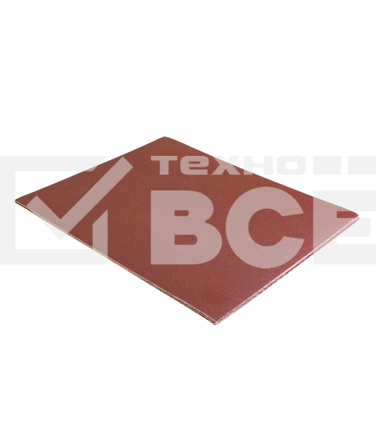 Шкурки шлифовальные Kranz в листах на тканевой основе, водостойкие 230х280мм, Р240 (10 шт/уп)