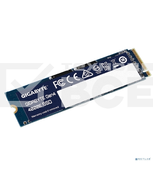 Накопитель SSD Gigabyte 4000E (G440E500G), 500Gb, PCIe 4.0 x4, M.2 2280, NVMe, R/W 3600/3000