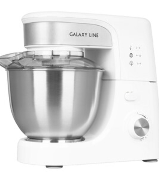 Миксер Galaxy Line GL 2231, белый, планетарный, 700 Вт, 12 скоростей