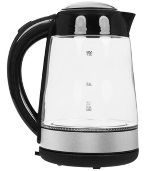 Чайник электрический BRAYER BR1012BK, 2200 Вт, 1.7 л