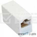 Коннектор проходной адаптер RJ45 Gembird Соединитель RJ-45F/RJ-45F  TA350/1, фото3
