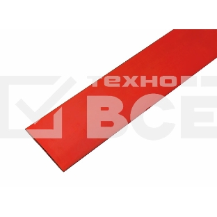Термоусаживаемая трубка Rexant 35,0/17,5 мм, красная, упаковка 10 шт. по 1 м