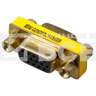 Переходник Rexant (17-6817) ПЕРЕХОДНИК гн.VGA - гн.VGA GOLD