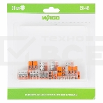 Универсальная клемма 3-х проводная, 20 штук (серия 221-413), фото 1