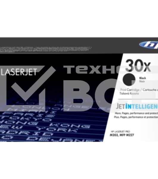 Картридж лазерный HP 30X черный для LJ Pro M203/M227 (3500стр.)