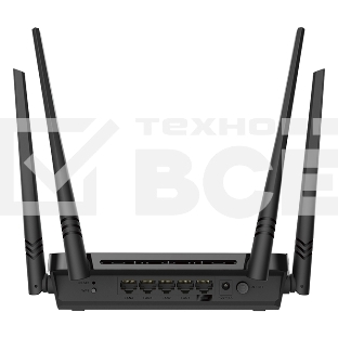Роутер D-Link DIR-822/RU/E1A, Wireless AC1200 Dual-Band Router with 1 10/100Base-TX WAN port and 4 10/100Base-TX LAN ports.802.11b/g/n compatible, 802.11AC up to 866Mbps,1 10/100Base-TX WAN port, 4 10/100B