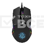 Мышь проводная Oklick 717G PROPHECY черный, 6400 dpi, USB, кнопки - 6, фото 1