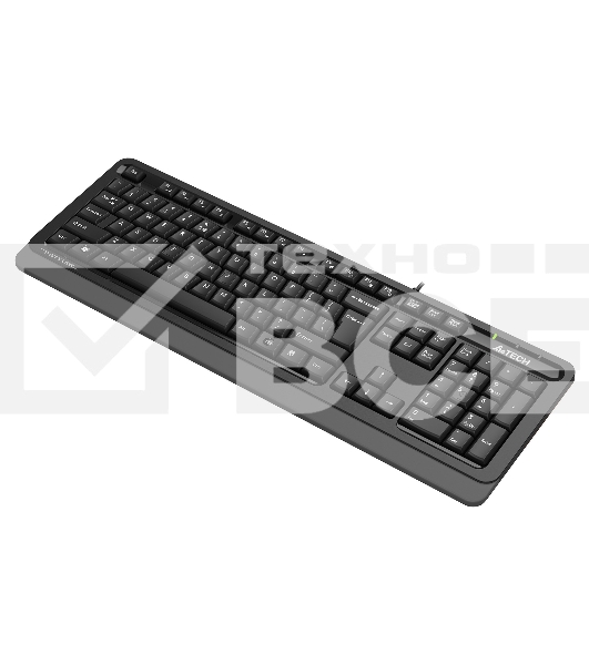 Клавиатура A4Tech Fstyler FKS10 проводная, USB, черный/серый