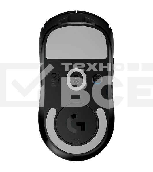 Мышь беспроводная Logitech G PRO X SUPERLIGHT черный, 25600 dpi, радиоканал, USB, кнопки - 5