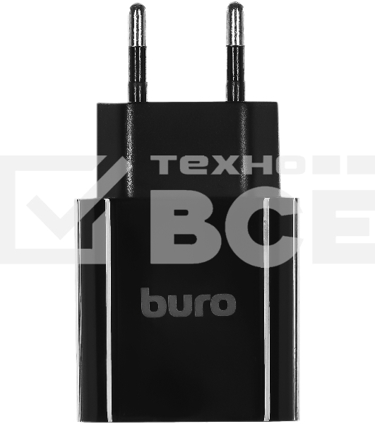Сетевое зарядное устройство Buro BUWD1 3A PD+QC черный