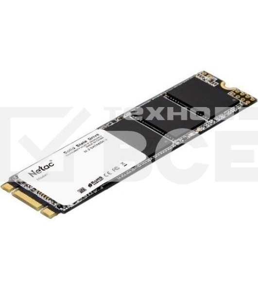 Накопитель SSD Netac N535N, 2TB, M.2 2280, SATA-III, R/W 545/500