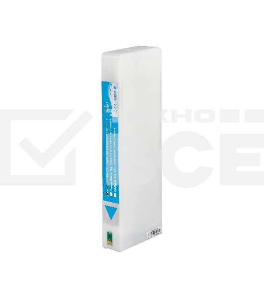 Струйный картридж Sakura C13T636200 (T6362 Cyan) для Epson, голубой, 700 мл.