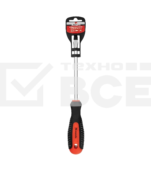 Отвертка MATRIX 11425 fusion sl8.0х150мм crv 3-х компонентная рукоятка anti slip