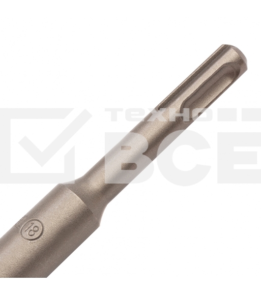 Бур по бетону, двойная спираль, Cobalt W-tip, 18x310 мм, SDS PLUS Denzel