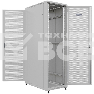 Шкаф серверный NTSS Премиум (NTSS-R22U60100PD/PD) напольный 22U 600x1000мм пер.дв.перфор. задн.дв.перфор. 900кг серый IP20 сталь