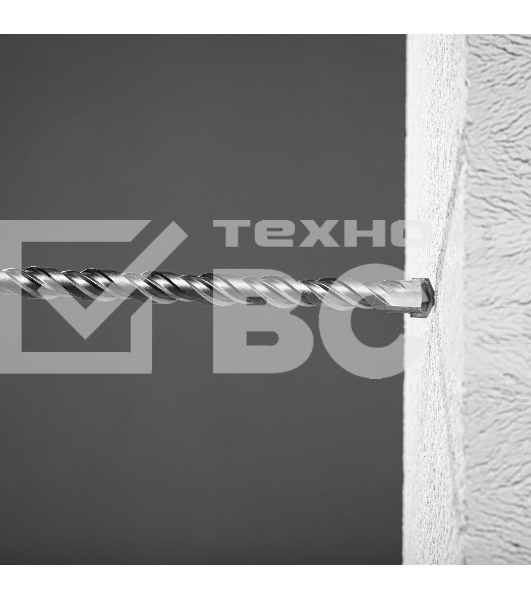 Бур MATRIX по бетону, 12x600 мм, SDS PLUS MATRIX 71063