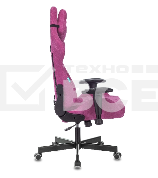 Кресло игровое Бюрократ VIKING KNIGHT LT15 FABRIC малиновый крестовина металл/пластик