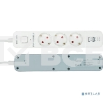 Сетевой фильтр Гарнизон EPS-3-CU2-W-2 2.0 Мультипорт 3р, 10А, 1xType-C PD, 2 х USB QC, 2м, ур.защиты 2+, белый, пак (21448), фото9