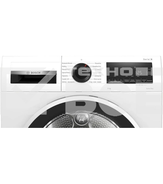 Сушильная машина Bosch WQG2410GPL отдельностоящая, сушка: конденсация с тепловым насосом, с паром, загрузка до 9 кг