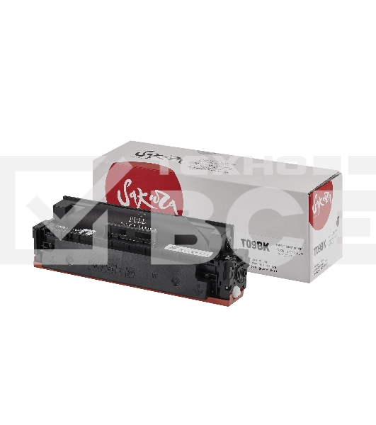 Картридж лазерный Sakura T09BK (3020C006) для Canon i-SENSYS C1127iF, C1127i, C1127P, черный, 7600 к.