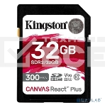 Флеш карта SDHC 32Gb Kingston SDHC, UHS-I Class U3 V90, чтение: 300Мб/с, запись: 260Мб/с <SDR2/32GB>, фото2