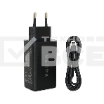 Зарядное устройство NERPA PD333CBX 65W GaN PD+QC3.0, 2xUSB-C, 1xUSB-A, USB-C - USB-C 100W cable 1.5m черный, EU plug, BOX, фото8