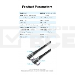 Кабель Vention USB 2.0 CM/CM угловой - 1м. Серый 5А PD100W, фото11