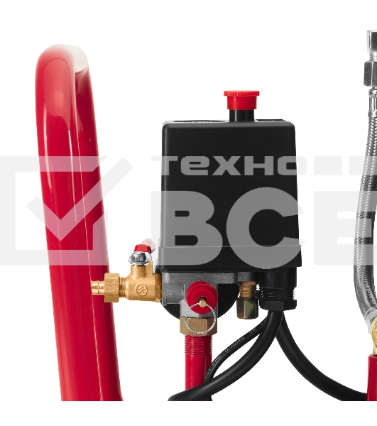 Компрессор безмасляный малошумный SPC 3000/50, 3000 Вт, ресивер 50 л, 520 л/мин MTX