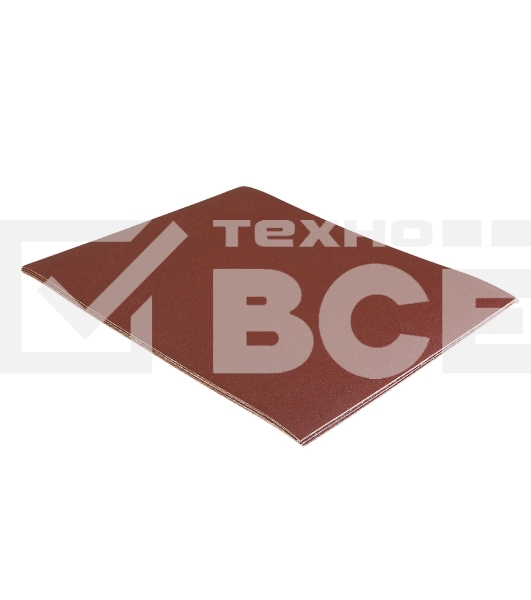 Шкурки шлифовальные Kranz в листах на тканевой основе, водостойкие 230х280мм, Р180 (10 шт/уп)