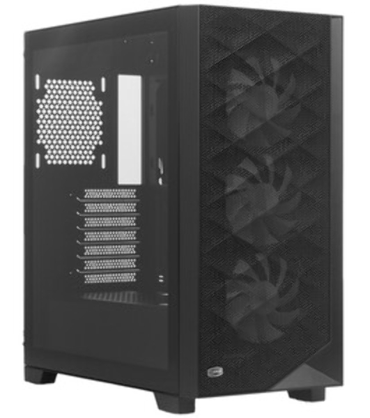 Компьютерный корпус PcCooler C3D510 BK ARGb черный без БП ATX 3x120мм 2xUSB3.0 1xUSB3.1 audio bott PSU