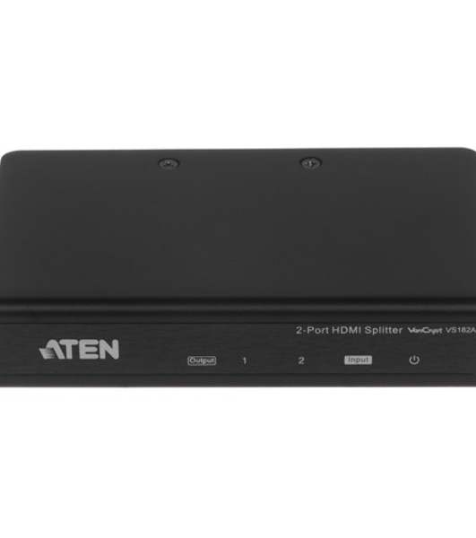Разветвитель ATEN VS182A-AT-G 2 PORT HDMI Splitter W/1,8M W/EU ADP,