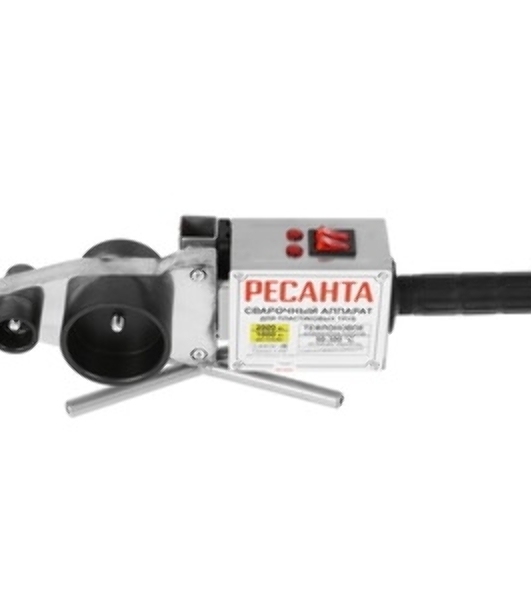Сварочный аппарат для пластиковых труб Ресанта АСПТ-2000К раструбная 2кВт (кейс в комплекте)
