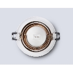 Встраиваемый точечный светильник Ambrella light TN102823 WH/GD белый/золото GU5.3 D92*50, фото4