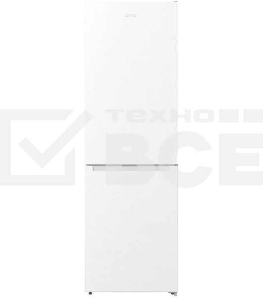 Холодильник Gorenje NRK6191EW4 белый двухкамерный 203/99л морозилка снизу