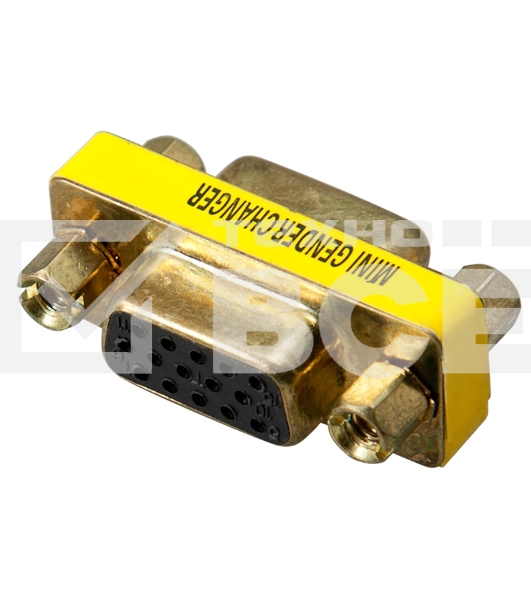 Переходник Rexant (17-6817) ПЕРЕХОДНИК гн.VGA - гн.VGA GOLD