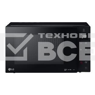 Микроволновая печь LG MW23R35GIB инвертор, черный, 23 л, 1000 Вт, переключатели - сенсор