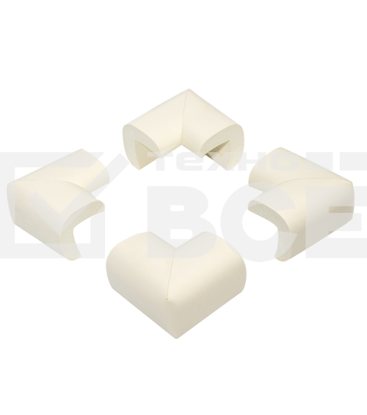 Мягкие накладки-протекторы для мебели (34x11x50 мм) 4 шт.