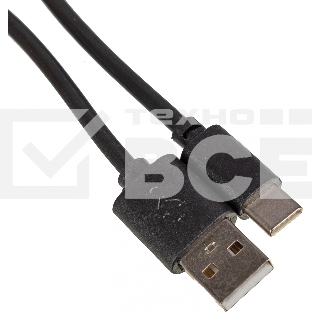 Кабель USB (m)-USB Type-C (m) 1м черный