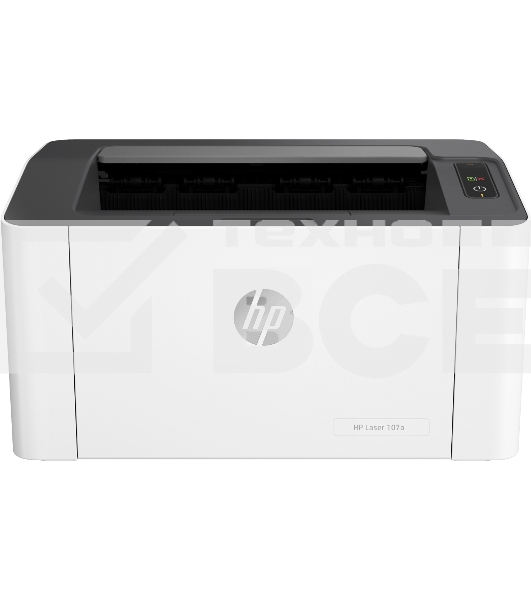 Принтер лазерный HP LaserJet Pro 107a RU (4ZB77A), A4, ч/б, печ. 20 стр/мин, 1200х1200 dpi, USB