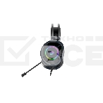 Гарнитура игровая проводная EH469 Black (черный), подсветка RGB, подключение USB, кабель 2.4м, фото2