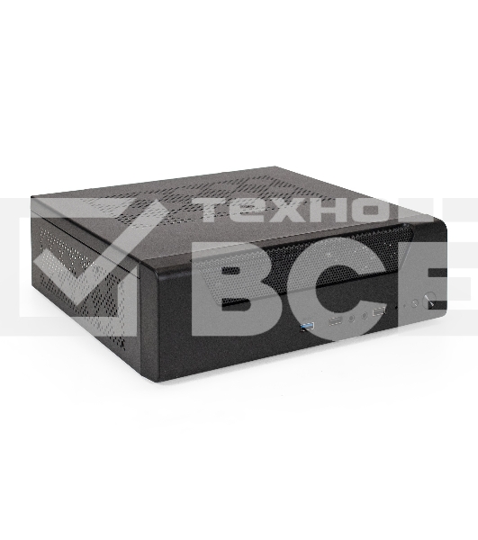 Компьютерный корпус Desktop ExeGate FL-102-TPS400 (mini-ITX, БП TPS400 с вент. 8см, 2*USB + 1*USB3.0, аудио, черный)