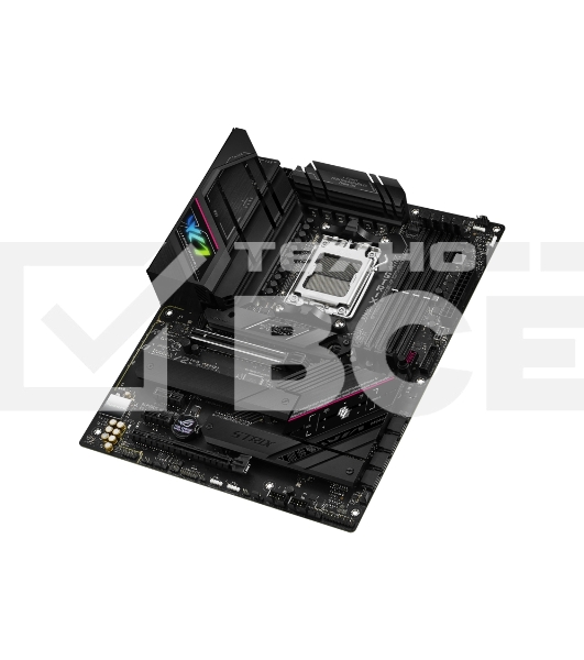Материнская плата ASUS ROG STRIX B650E-F GAMING WIFI, AM5, AMD B650, 4xDDR5, 4xSATA, 3xM.2, 1xPCI-E 5.0 x16, 1xPCI-E 4.0 x4, 2xPCI-E x1, 1xHDMI, 1xDP, 1x 2.5Gb LAN, 4xUSB-A 2.0, 4xUSB-A 3.2 Gen 1, 2xUSB-A 3.2 Gen 2, 1xUSB-C 3.2 Gen 2, 1xUSB-C 3.2 Gen 2x2,