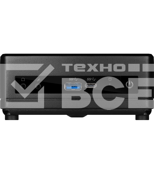 Неттоп/платформа MSI Cubi 5 12M-067BRU i5 1235U (1.3) Iris Xe noOS GbitEth WiFi BT 65W черный (936-B0A811-067)