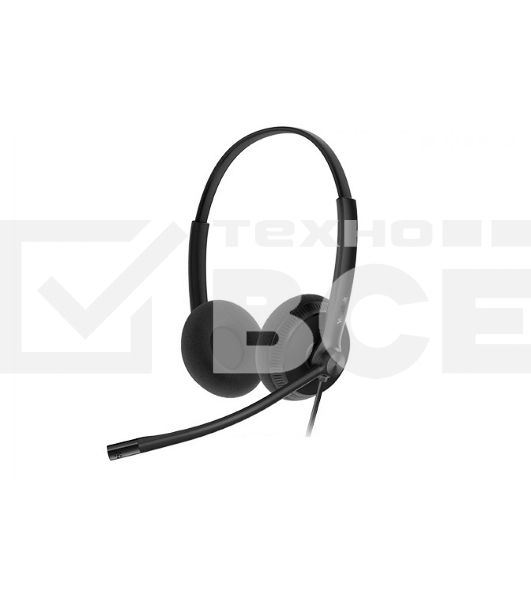 Гарнитура YEALINK YHS34 Dual Дуо, Проводная, HD звук, QD, RJ9, шт