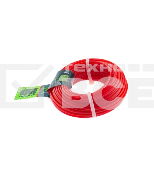 Леска для триммера круглая, 2,0 мм х 15 м, Россия Сибртех