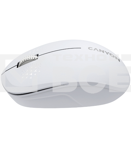 Мышь беспроводная Canyon MW-04 белый, 1200 dpi, Bluetooth, кнопки - 3