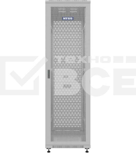 Шкаф серверный NTSS Премиум (NTSS-R42U60100PD/PD) напольный 42U 600x1000мм пер.дв.перфор. задн.дв.перфор. 900кг серый IP20 сталь